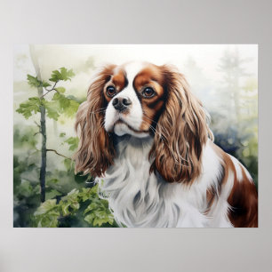 Póster Blenheim Cavalier King Charles Spaniel