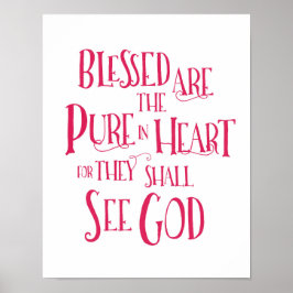 Póster Blessed are the Pure in Heart Poster