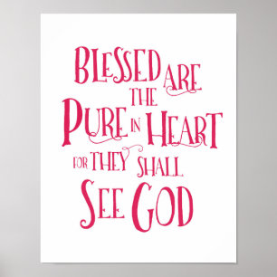 Póster Blessed are the Pure in Heart Poster