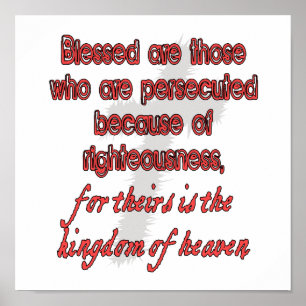 Póster Blessed Are Those Who Are Persecuted