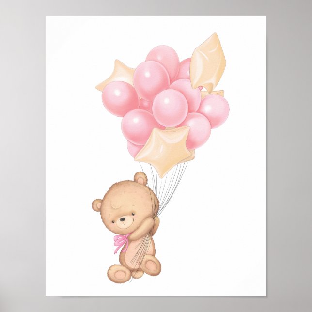 Póster Blessed Baby Girl Nursery Poster (Frente)