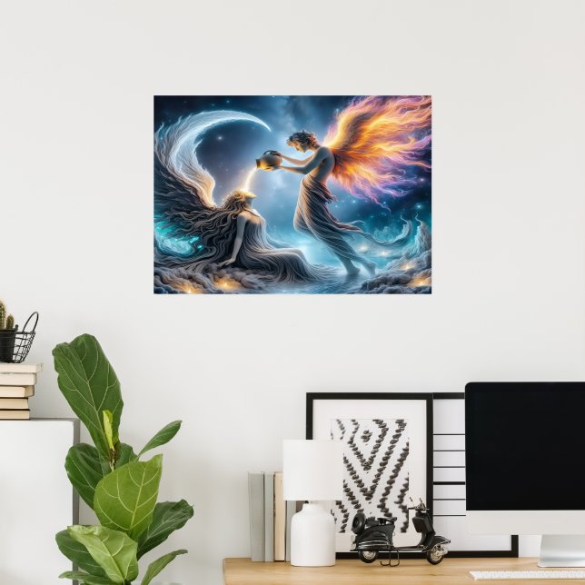 Póster Blessed Be (Oficina en casa)