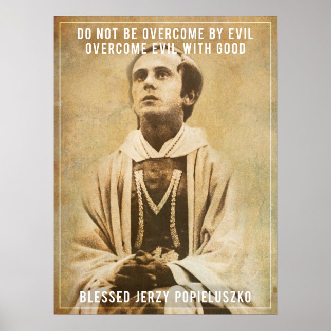 Póster Blessed Jerzy Popiełuszko Poster (Frente)