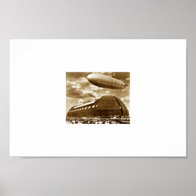 Póster Blimp Hanger Akron Ohio (Frente)