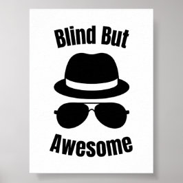 Póster Blind But Awesome