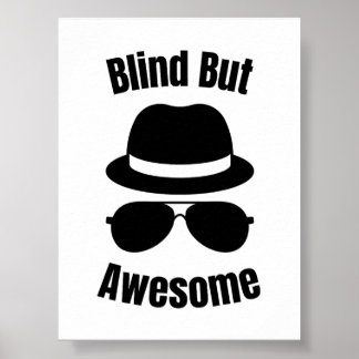 Póster Blind But Awesome