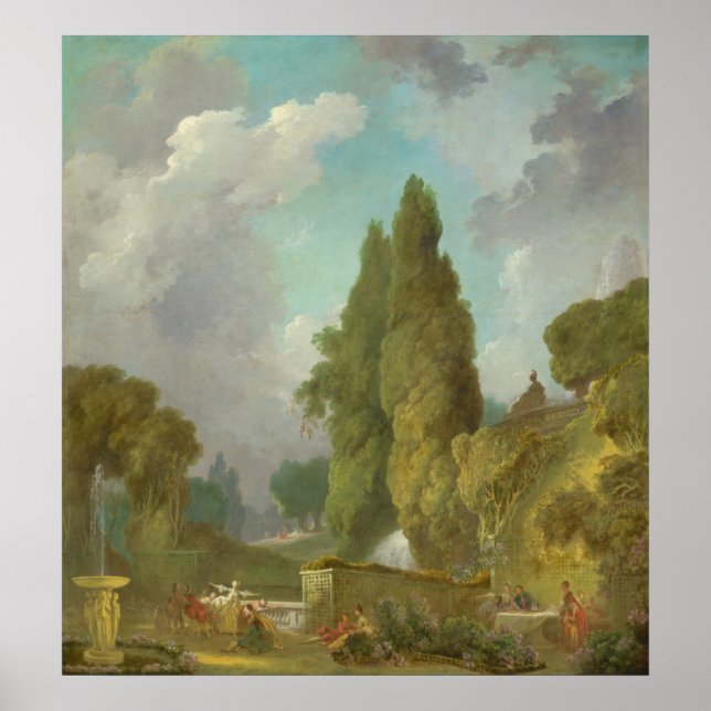 Póster Blindman's Buff - Jean Fragonard Bella Artes (Frente)