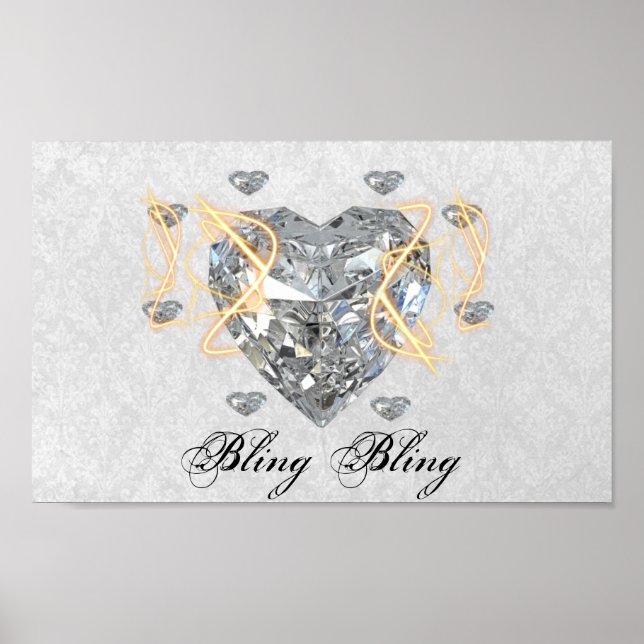 Póster Bling Bling Diamond Poster (Frente)