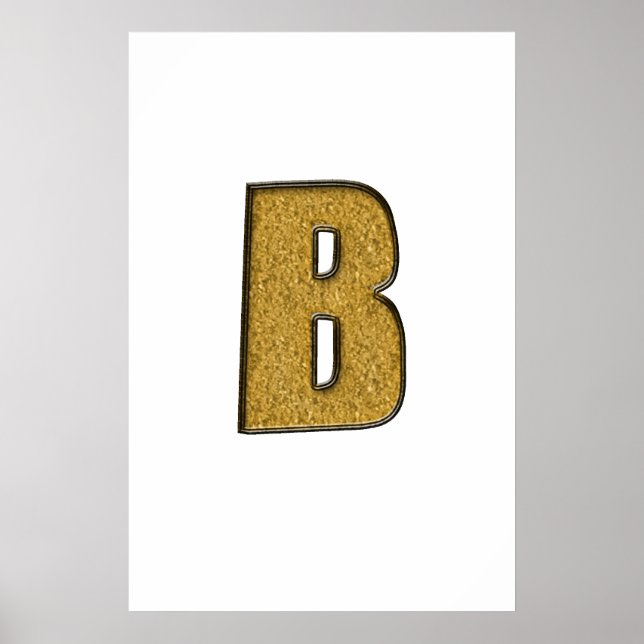 Póster Bling Gold B (Frente)
