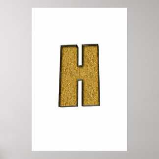 Póster Bling Gold H