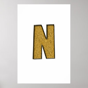 Póster Bling Gold N