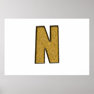Póster Bling Gold N