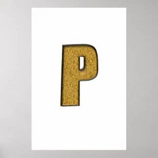 Póster Bling Gold P