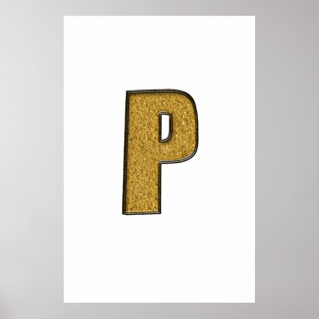 Póster Bling Gold P (Frente)