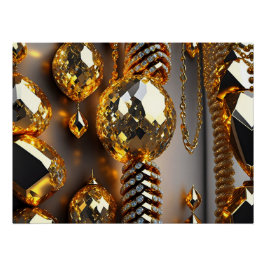 Póster ¡Blink! Hermosas joyas de caos en oro