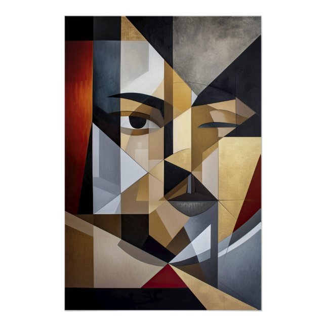 Póster Blinking Abstraction (Anverso)