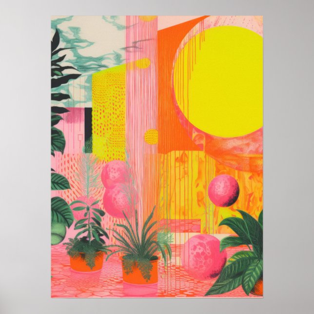 Póster Bliss botánico: Armonía solar (Frente)