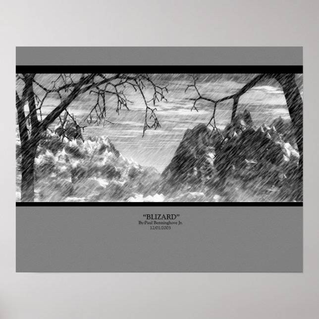 Póster Blizard (Frente)