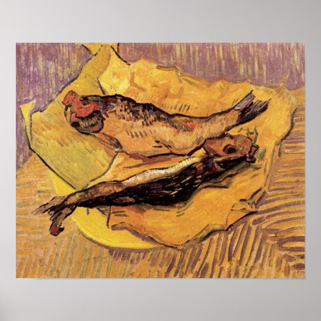 Póster Bloadores (peces) de Vincent Van Gogh (Frente)