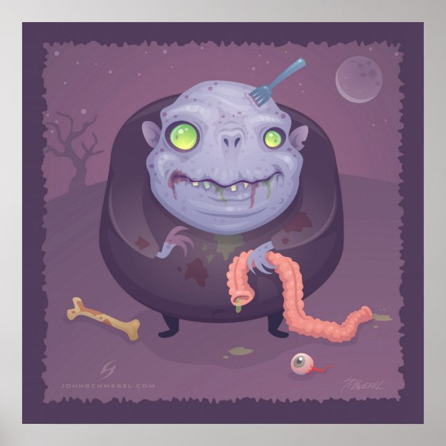 Póster Blob Zombie (Frente)