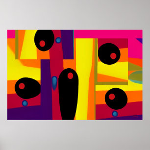 Póster Blobula Ken Gage Abstract Surrealism