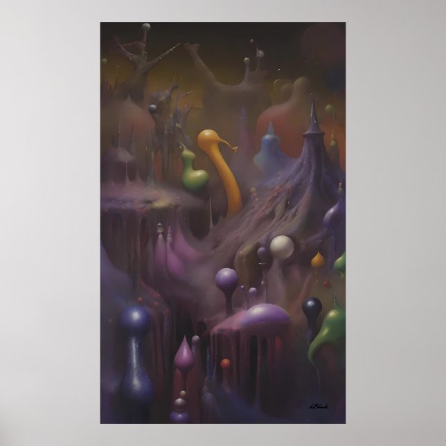 Póster Blobular Report from Galactic Central (Frente)