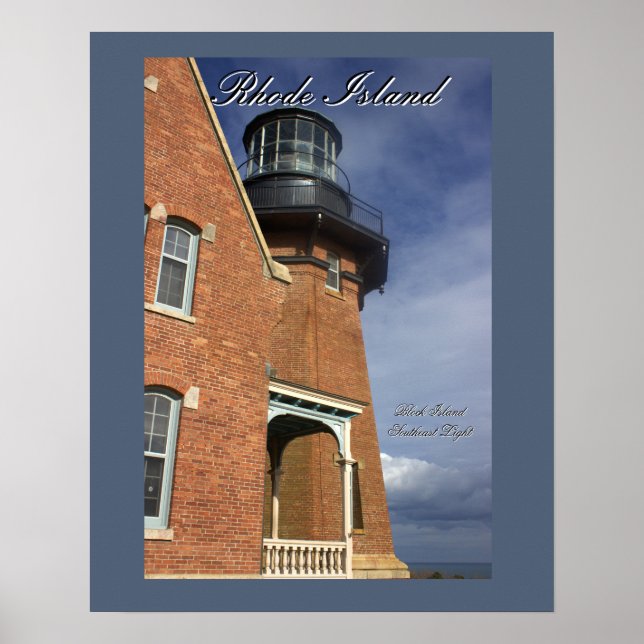 Póster Block Island Southeast Light Poster (Frente)