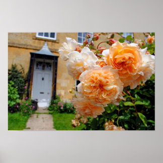 Póster Blockley Village Cottage Cotswolds Gloucestershire