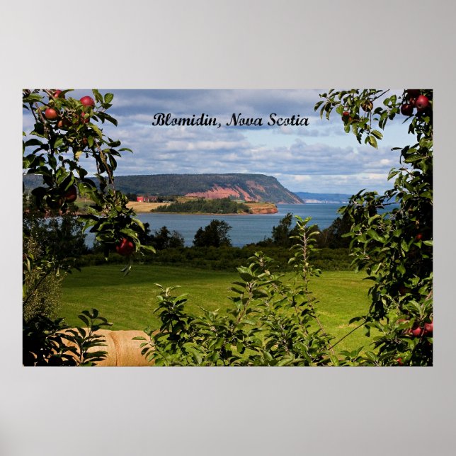 Póster Blomidin, Nueva Escocia, Canadá (Frente)