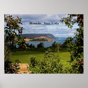 Póster Blomidin, Nueva Escocia, Canadá