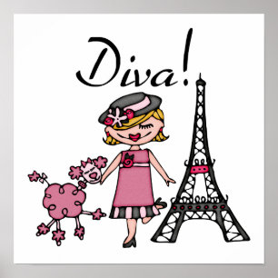 Póster Blond Hair Diva