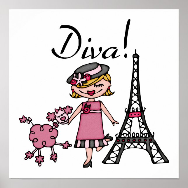 Póster Blond Hair Diva (Frente)