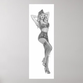 Póster Blonde Bombshell