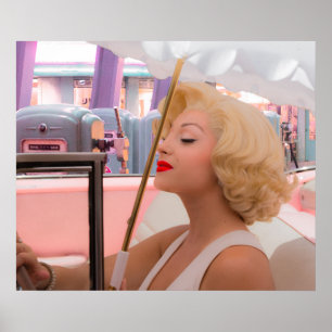 Póster Blonde y los años 50