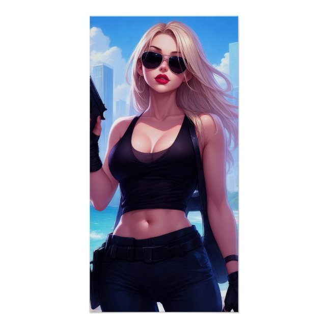 Póster Blondie Bangs Back (Anverso)