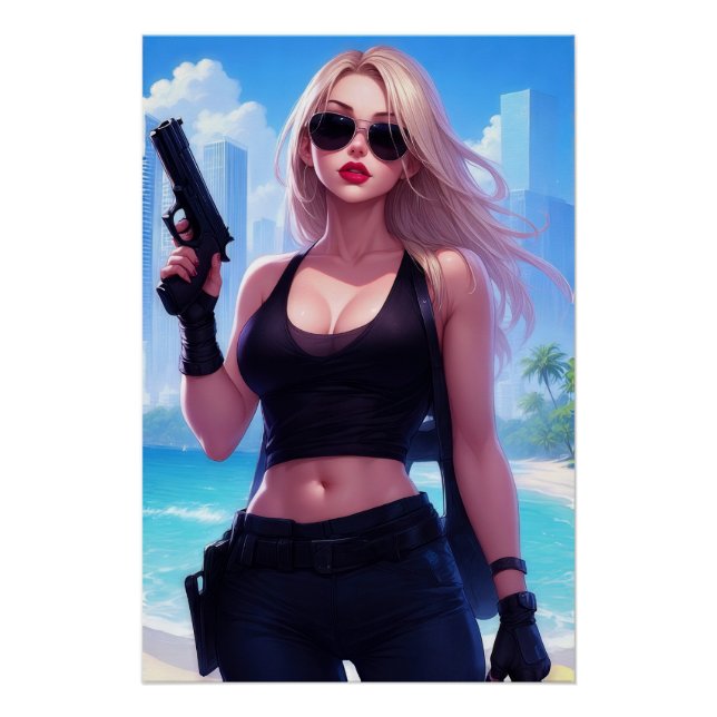 Póster Blondie Bangs Back (Anverso)