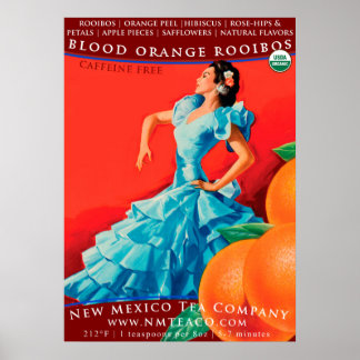 Póster Blood Orange Rooibos Poster