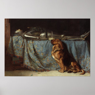 Póster Bloodhound del siglo XIX
