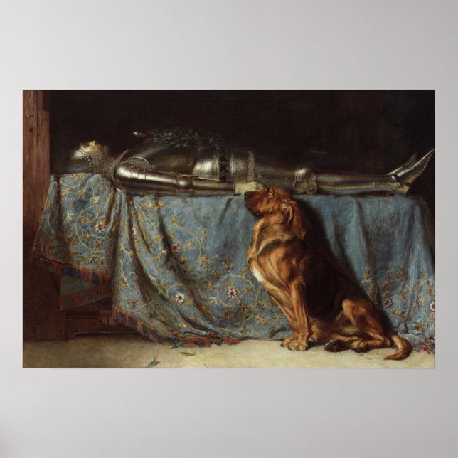 Póster Bloodhound del siglo XIX (Frente)