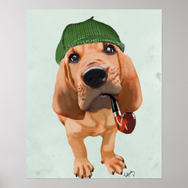 Póster Bloodhound Sherlock Holmes (Frente)