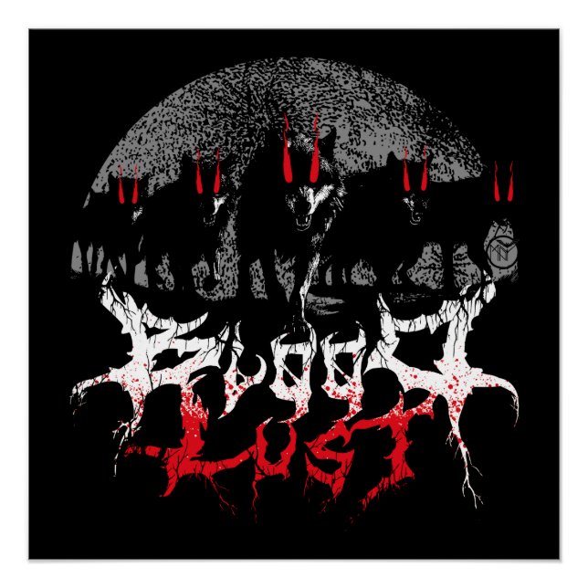Póster Bloodlust Wolf Pack (Anverso)