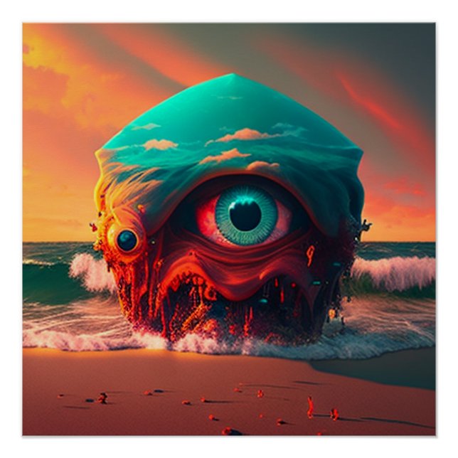 Póster Bloody Eyes (Anverso)