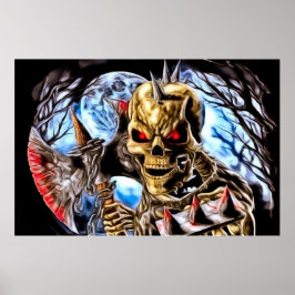 Póster Bloody Skeleton Poster