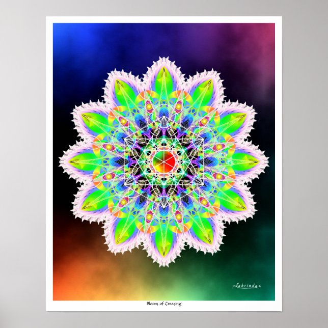 Póster Bloom de creación (Frente)