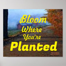 PÓSTER BLOOM DONDE ESTÁS PLANTADO POSTER