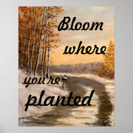 PÓSTER "BLOOM DONDE ESTÁS PLANTADO POSTER