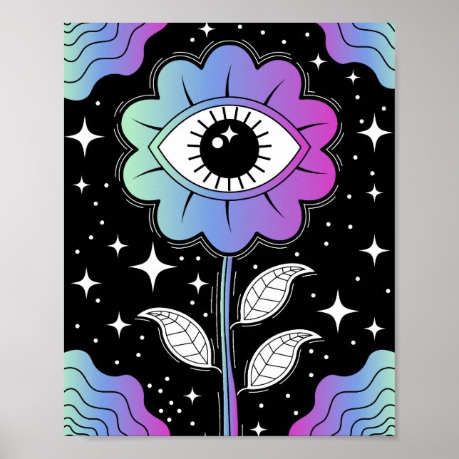 Póster Bloom psicodélico (Frente)