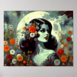 Póster Blooms de vampiros