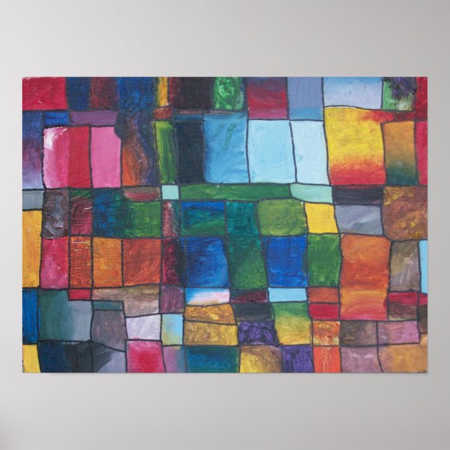 Póster Bloque de color (Frente)