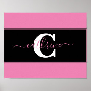 Póster Bloque de color personalizado